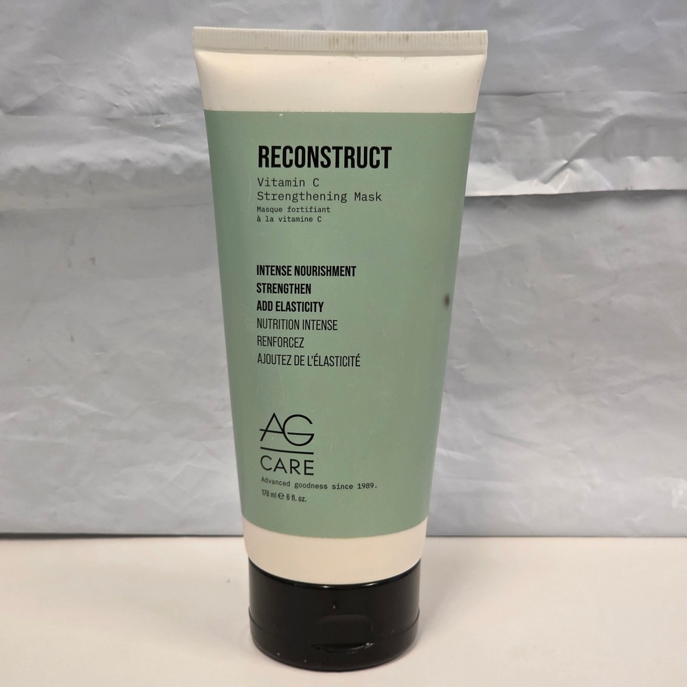 AG Care Reconstruct Vitamin C Strengthening Mask 6oz Intense Nourishment Vegan